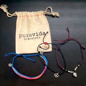 Set of 3 Pura Vida Bracelets